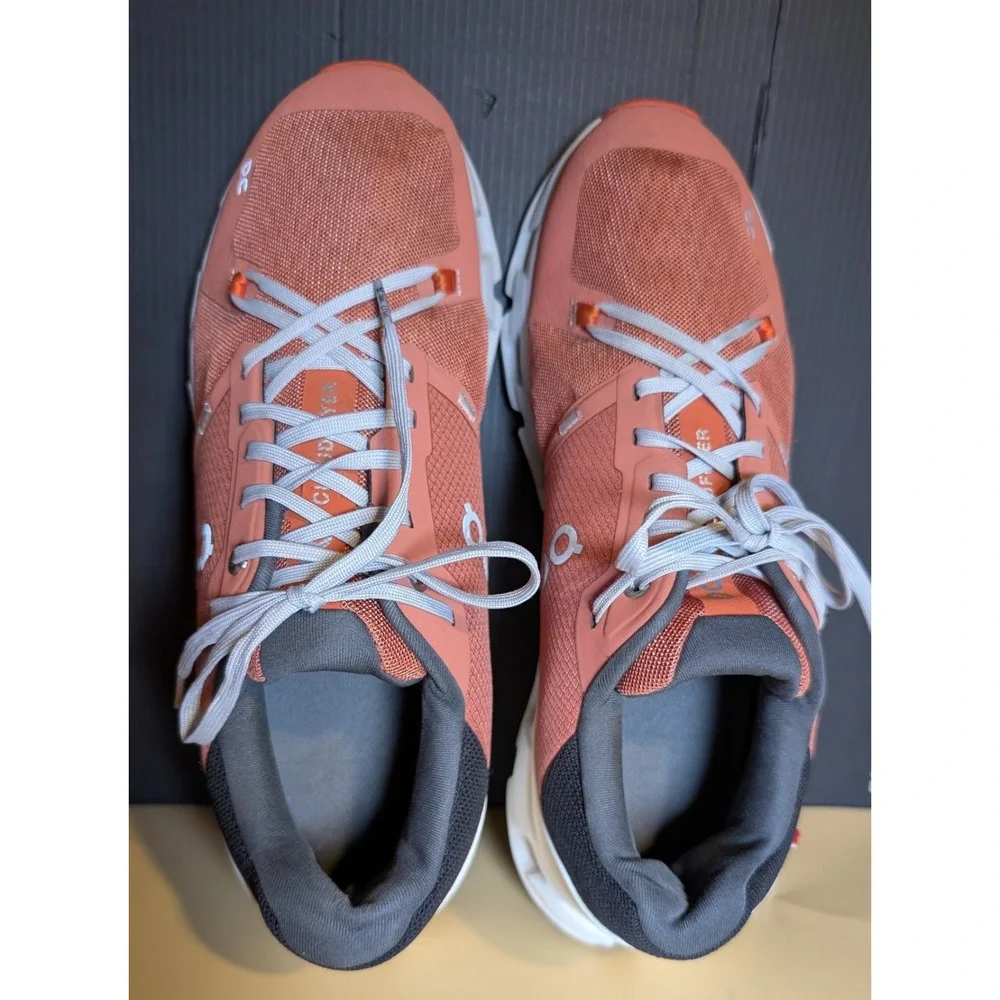 On Running Men's Cloudmonster Running Shoes Coral Size 11 Good